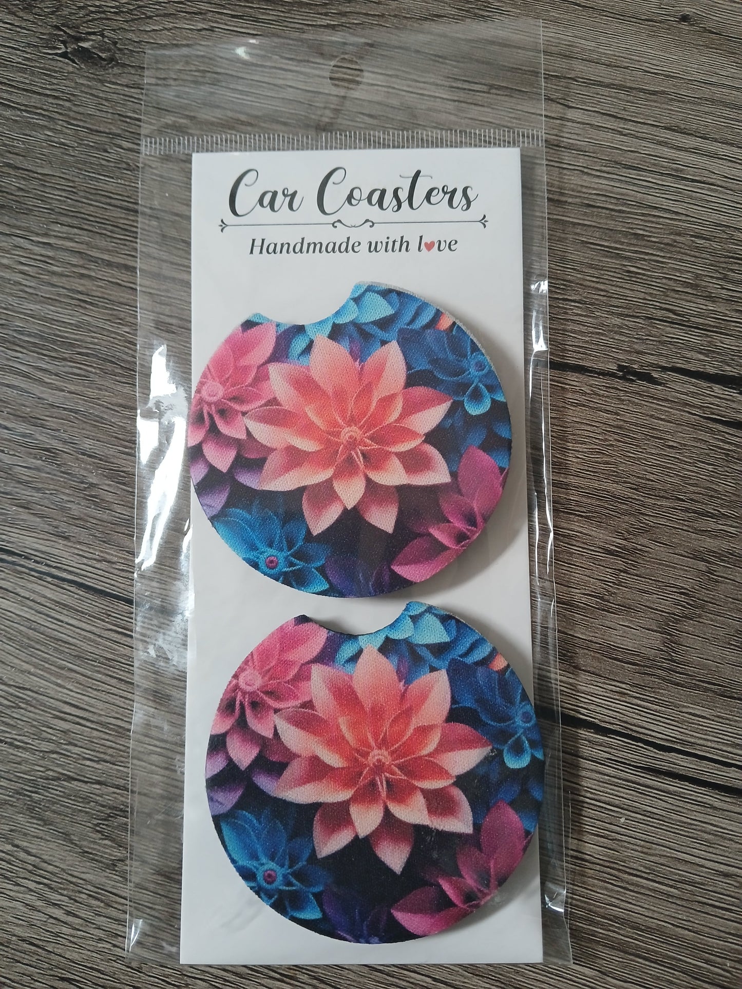 Floral Radiance car coaster